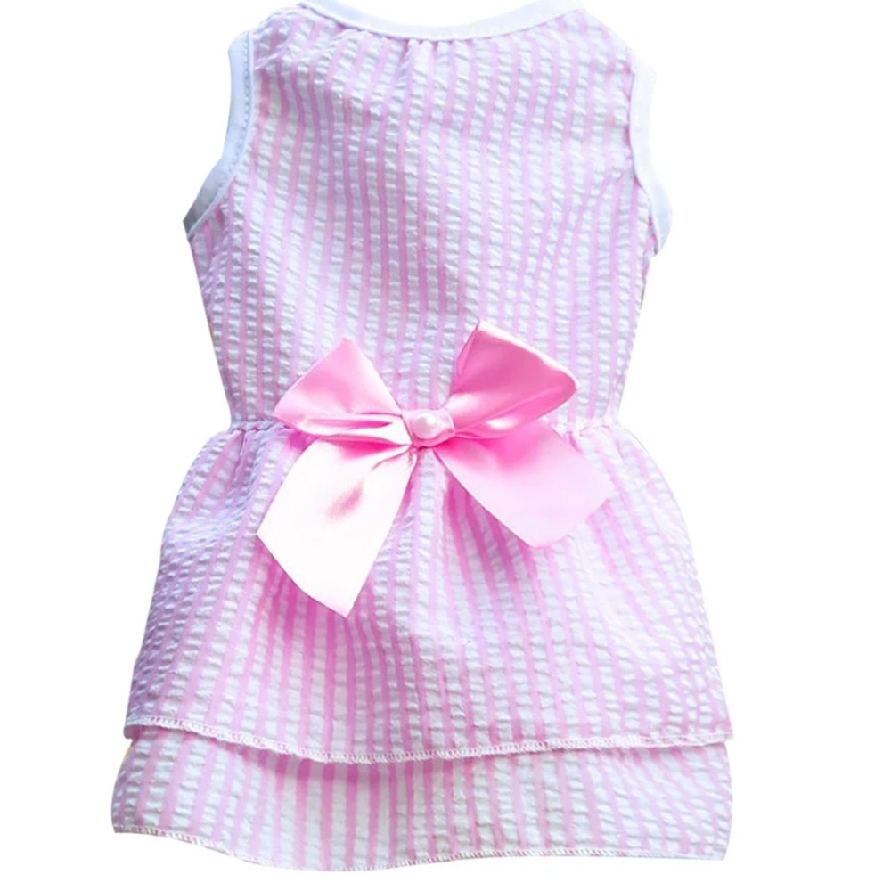 Pink Bow Kids Dress